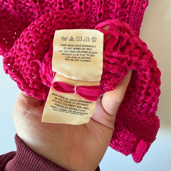 Anthropologie Crochet Knit Top - Moth - Picture 8 of 9